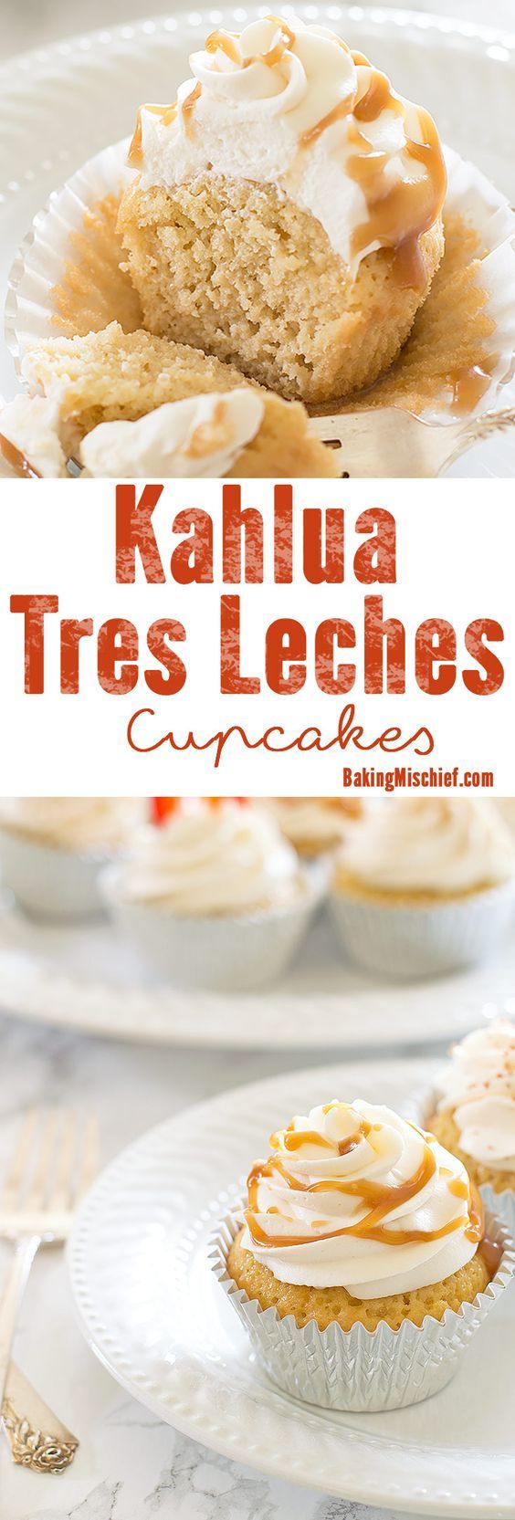 Kahlua Tres Leches Cupcakes