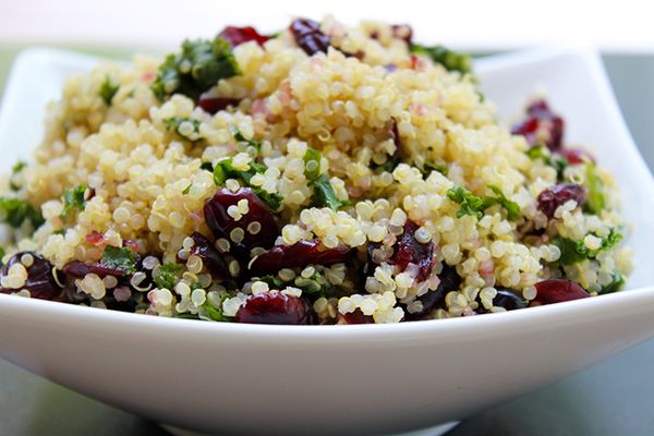 Kale & Quinoa Salad with Lemon Vinaigrette