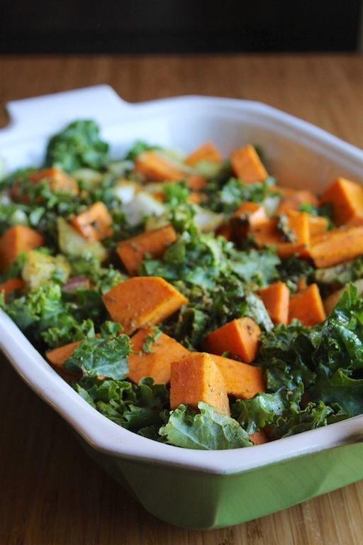 Kale & Sweet Potato Bake