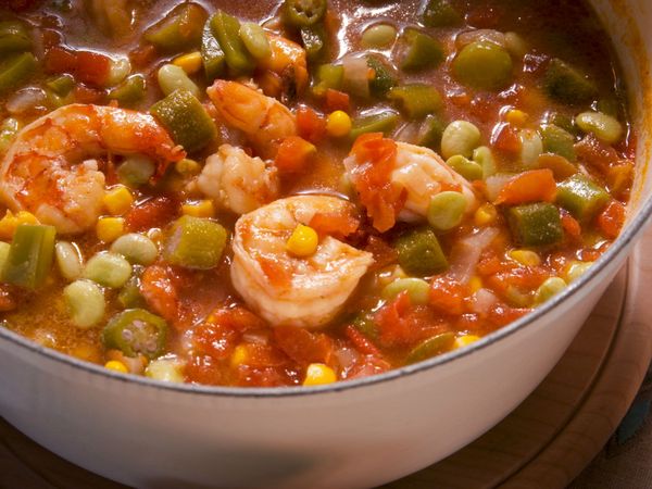 Kardea's Okra Soup with Shrimp