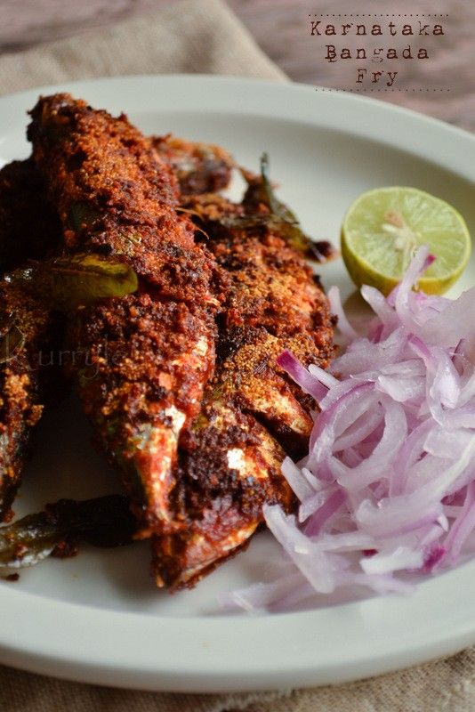 Karnataka style Mackerel fry