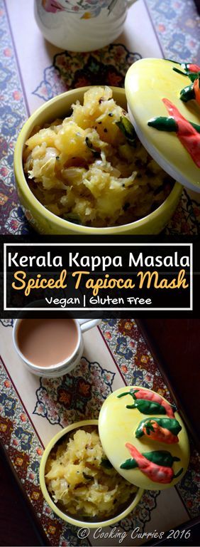 Kerala Kappa Masala | Kerala Style Spiced Tapioca Mash