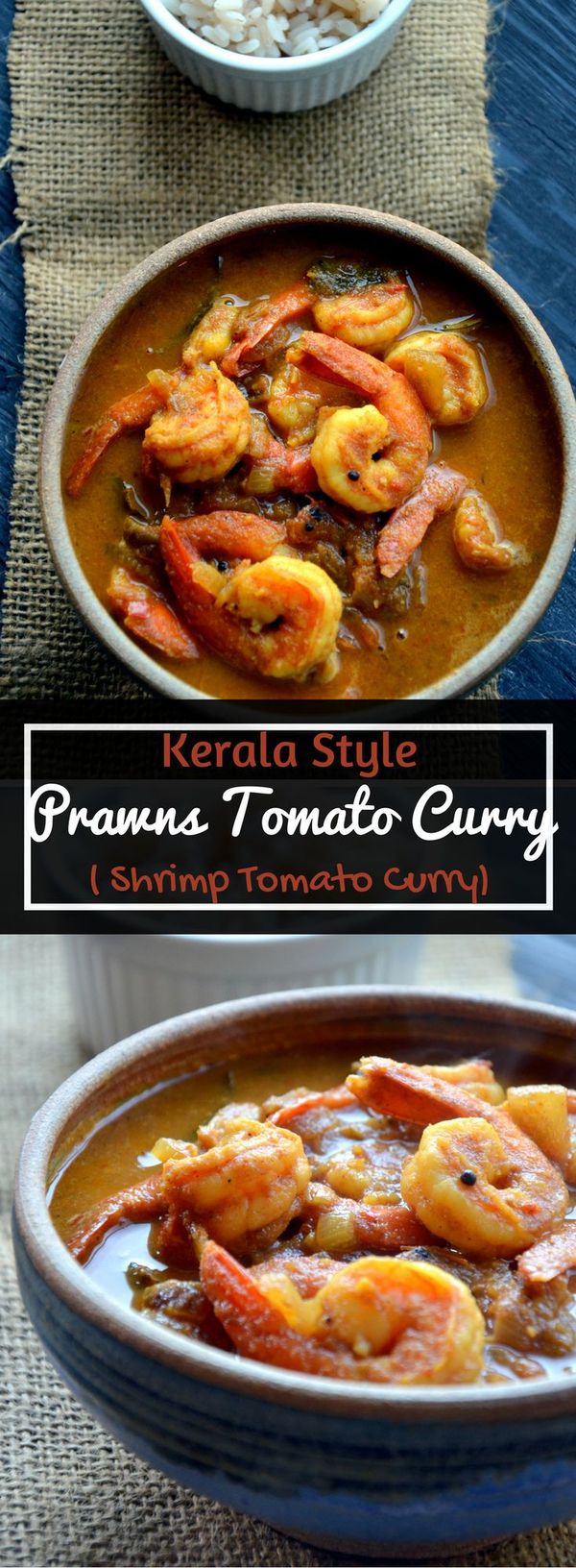 Kerala Style Prawns Tomato Curry ~ Shrimp Tomato Curry