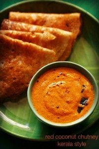 Kerala style red coconut chutney