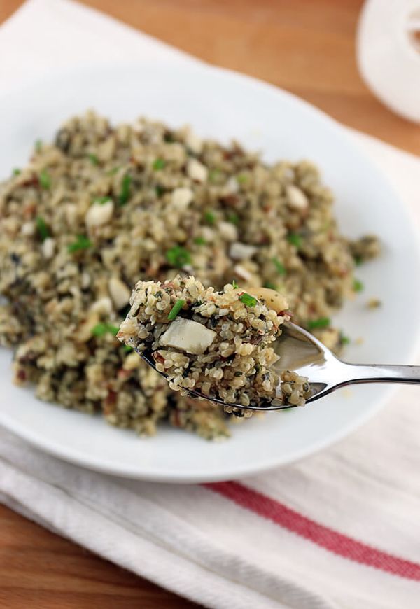 Keto Mushroom Wild Rice Pilaf