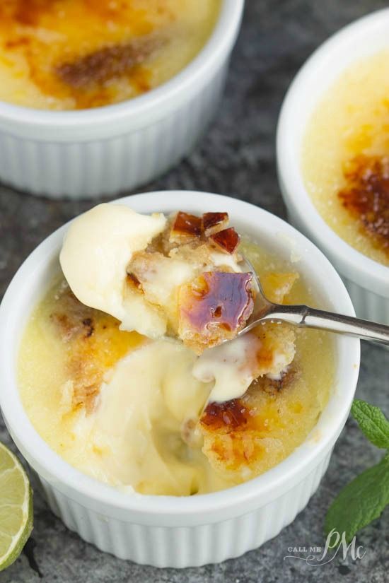 Key Lime Cheesecake Creme Brulee