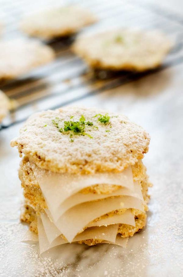 Key Lime Cookies (gluten-free (Florida