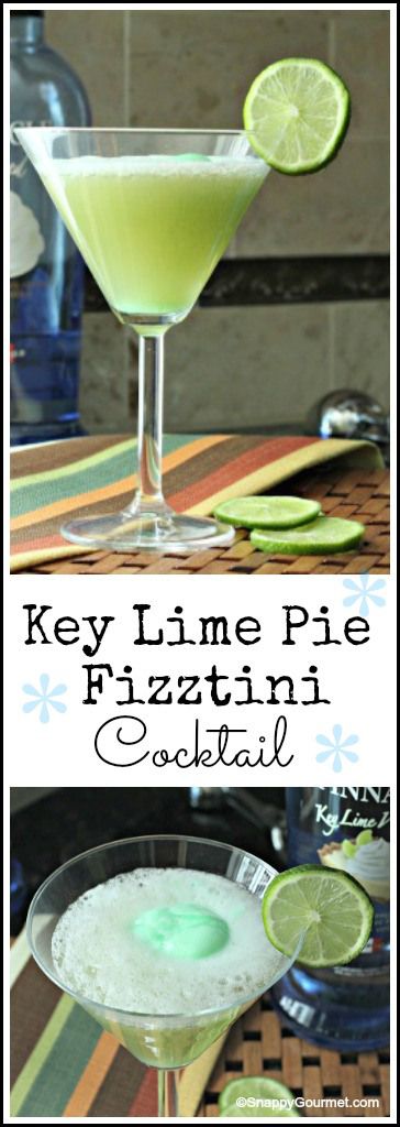 Key Lime Pie Fizztini