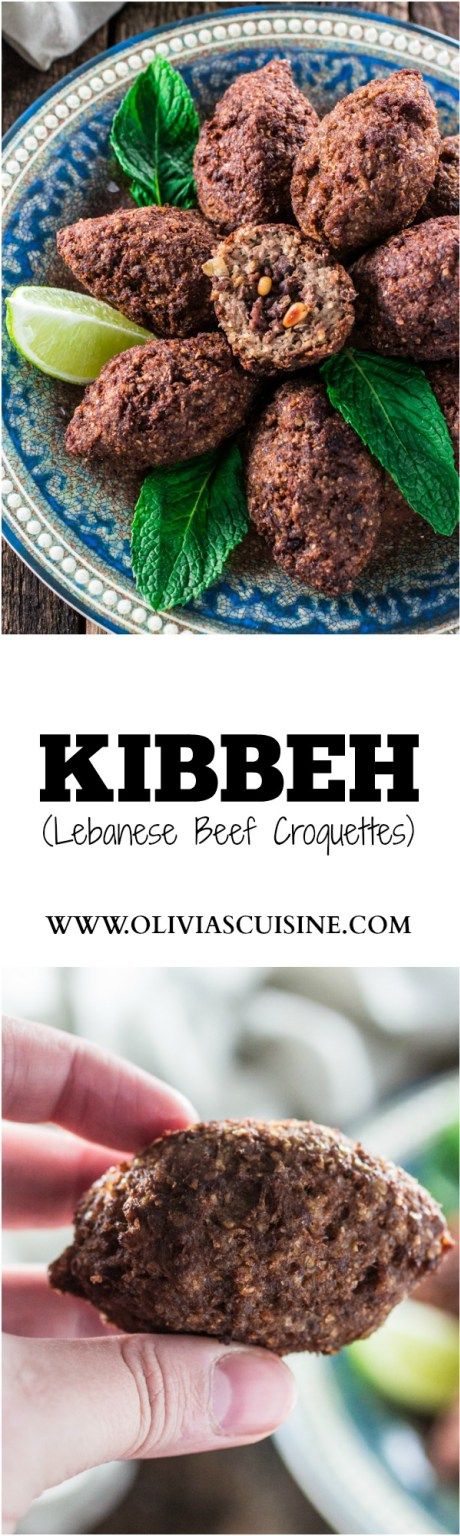 Kibbeh (Lebanese Beef Croquettes