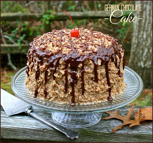 Kicked-Up German Chocolate Cake From a Mix with Homemade Coconut Pecan Frosting