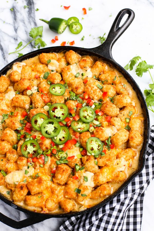 Kicked-Up Tater Tot Hotdish