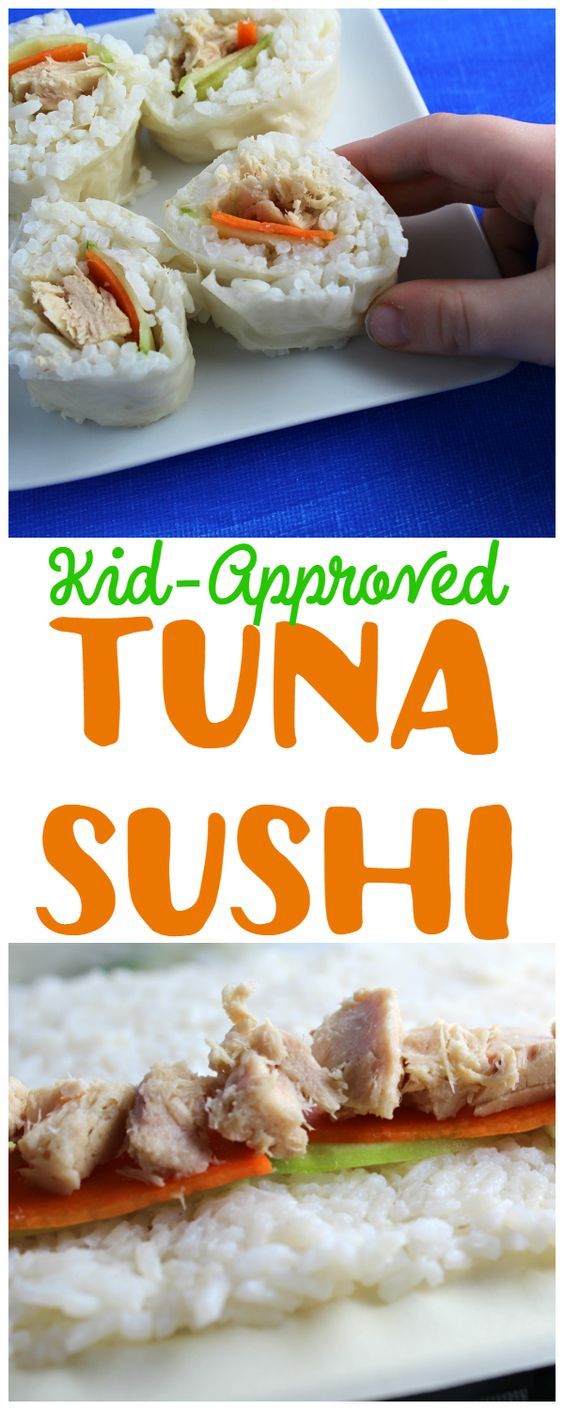 Kid-Approved Tuna Sushi