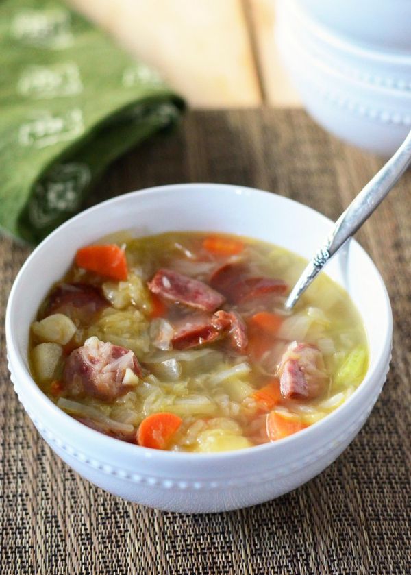 Kielbasa Cabbage Soup