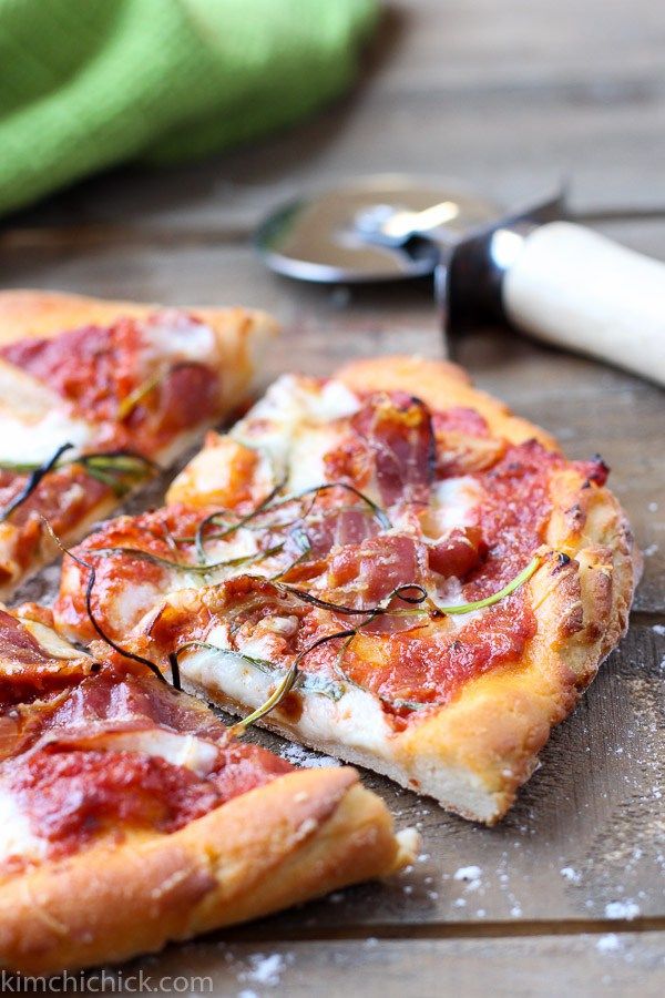 Kimchi Prosciutto Pizza