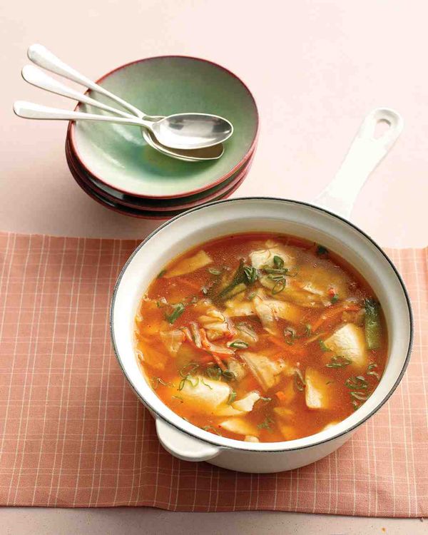 Kimchi Stew with Chicken and Tofu