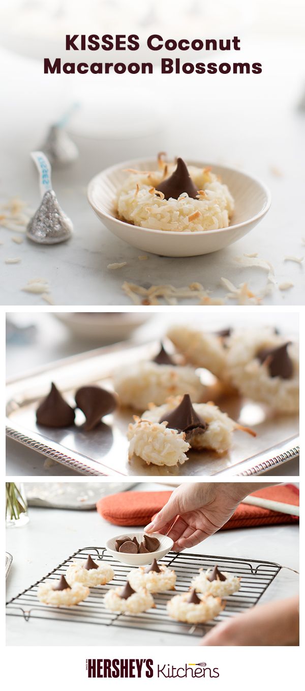 KISSES Coconut Macaroon Blossoms