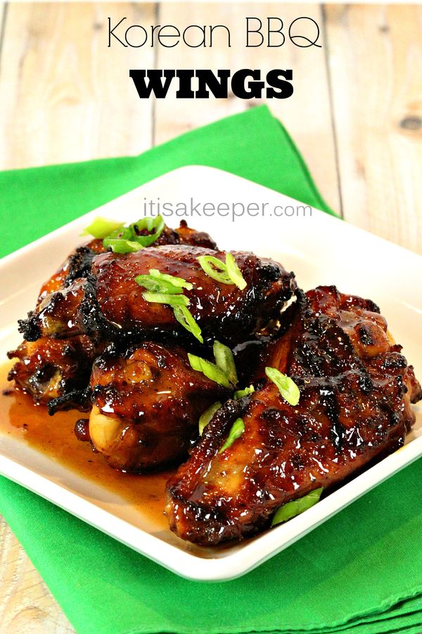 Korean BBQ Grilled Wings