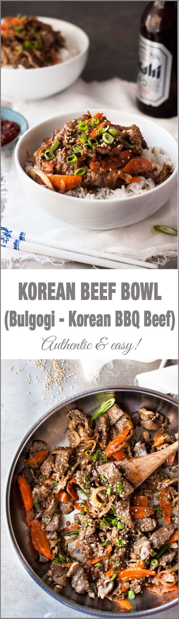 Korean Beef Bowl (Bulgogi