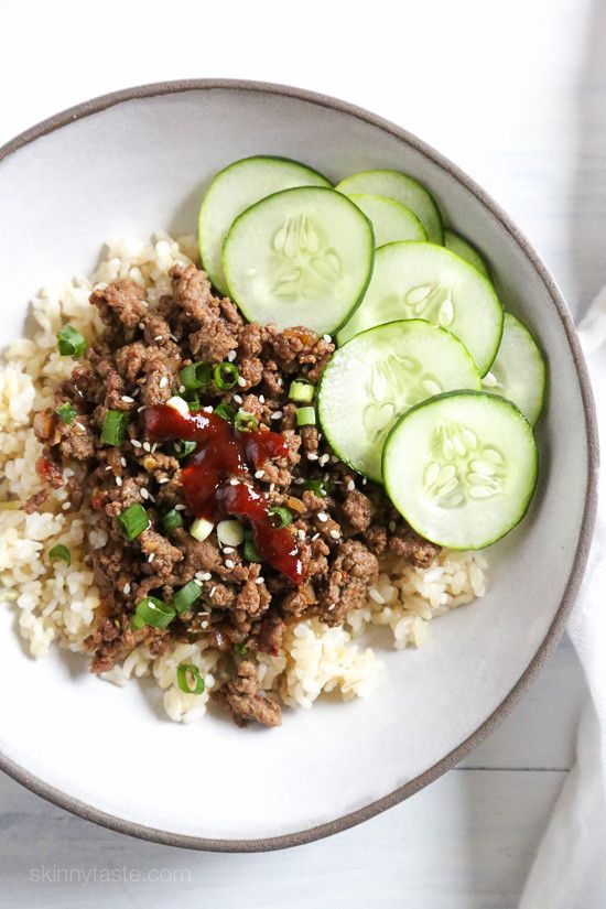 Korean Beef Rice Bowls