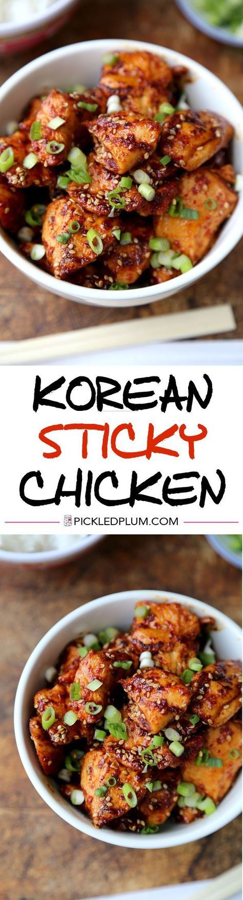 Korean Sticky Chicken