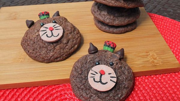 Kwanzaa Cat Cookies