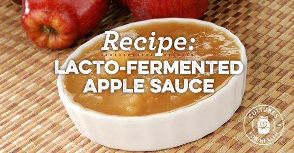 Lacto-Fermented Applesauce