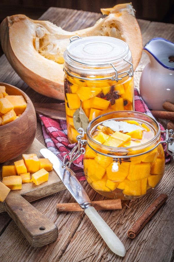 Lacto-fermented Spiced Winter Squash