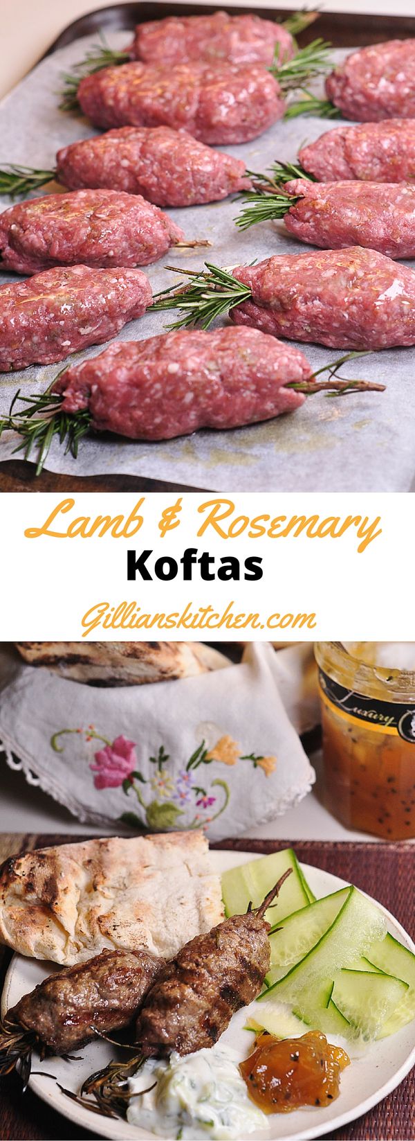 Lamb and Rosemary Koftas