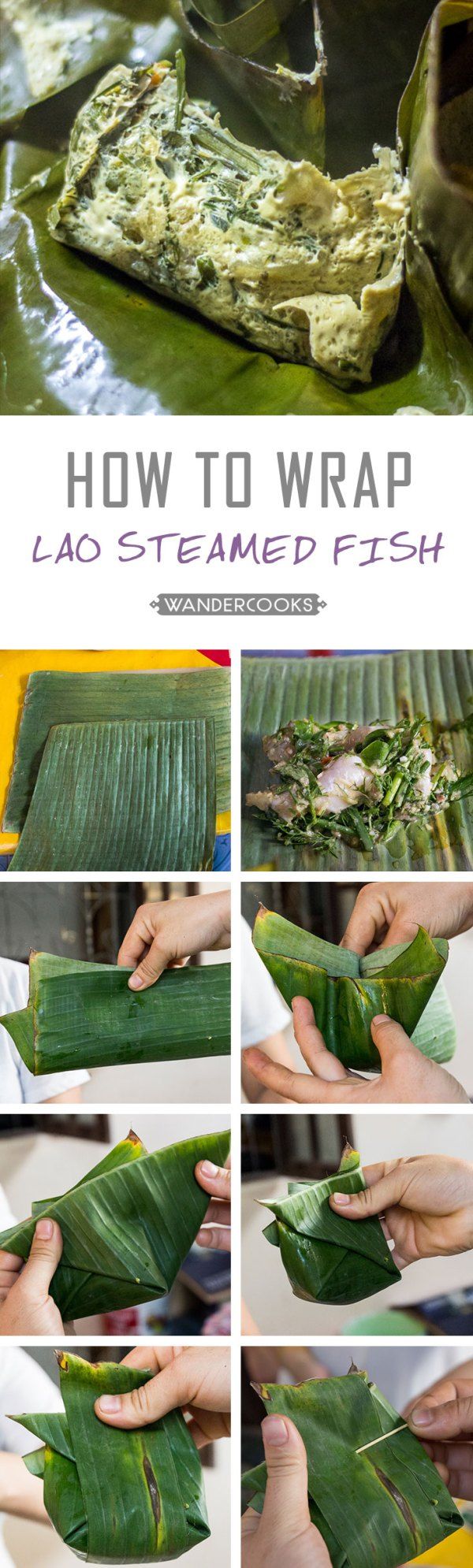 Lao Steamed Fish (Mok Pa