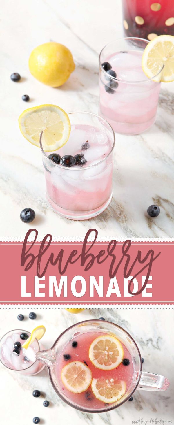 Large Batch Blueberry Lemonade