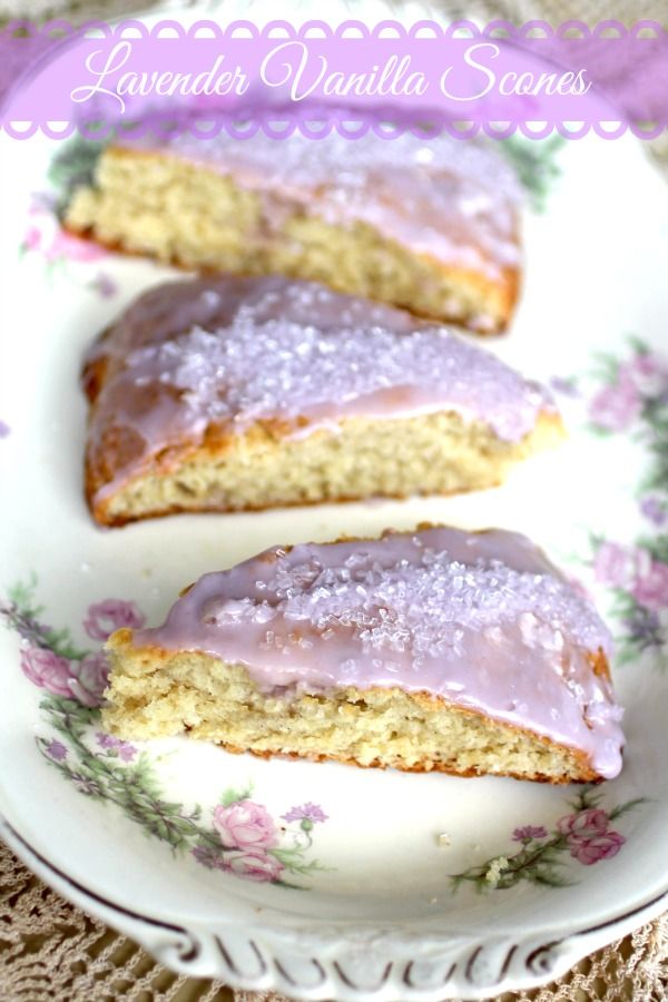 Lavender Vanilla Scones