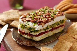 Layered Sundried Tomato and Artichoke Spread