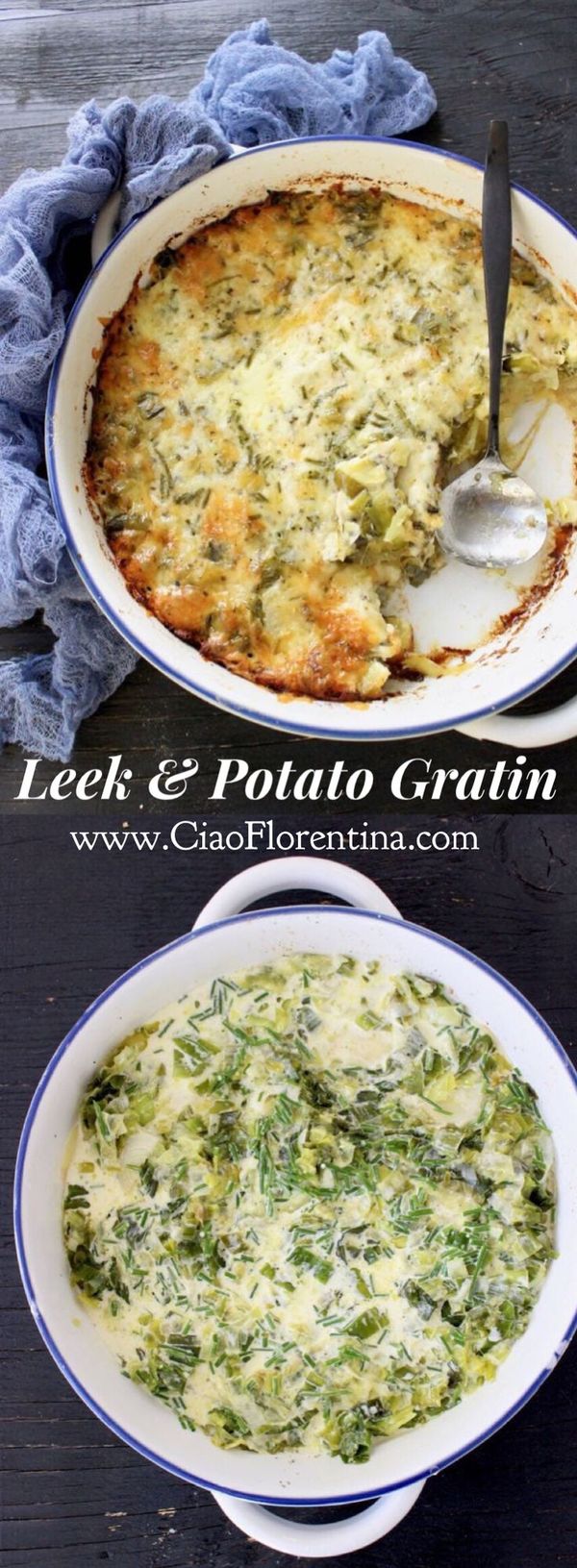 Leek Potato Gratin