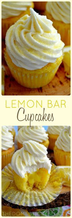 Lemon Bar Cupcakes