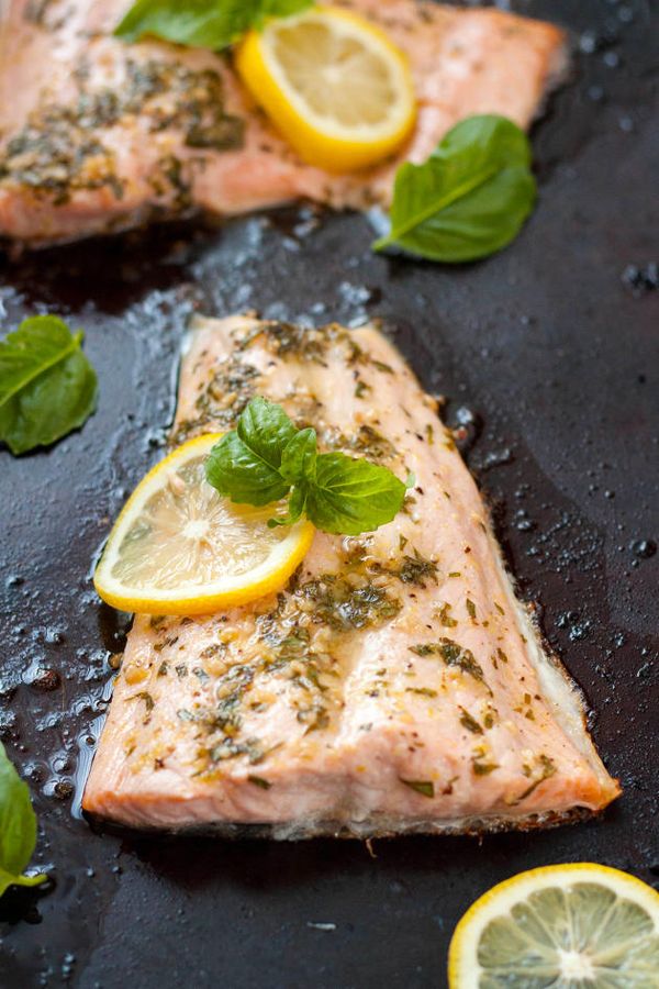 Lemon Basil Salmon