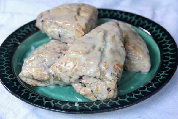 Lemon Blackberry Scones