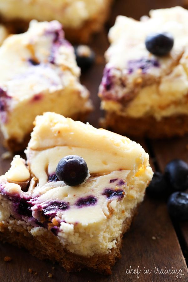 Lemon Blueberry Cheesecake Bars