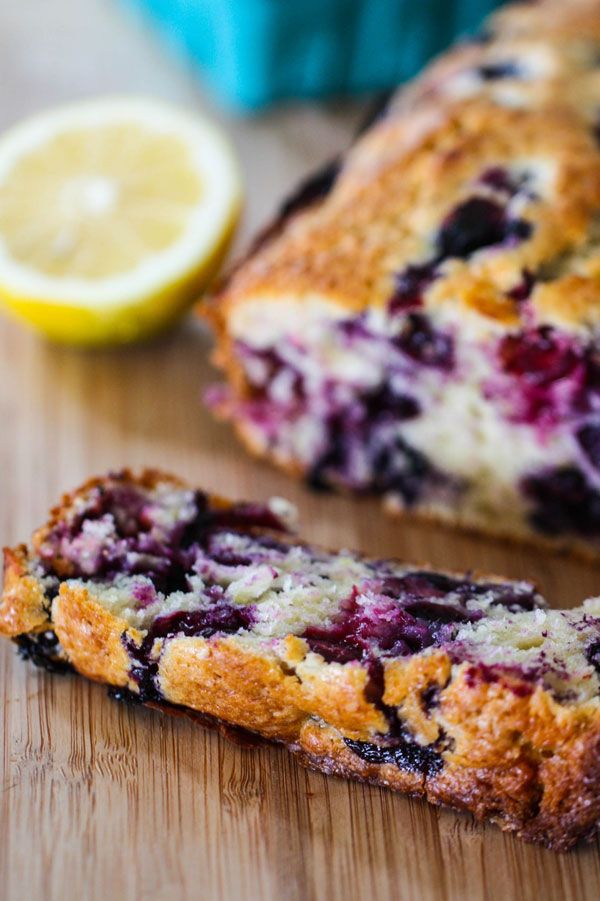 Lemon Blueberry Muffin Bread