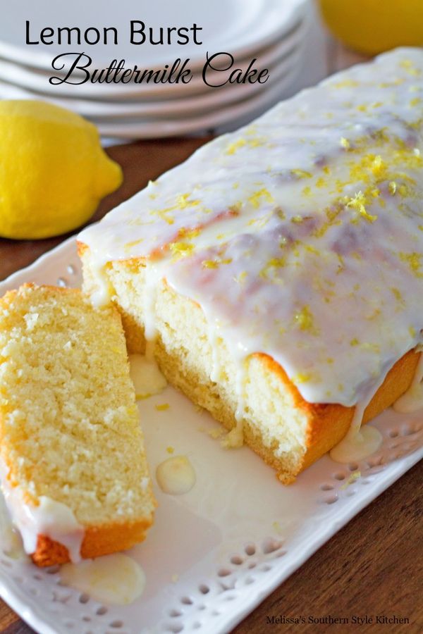 Lemon Burst Buttermilk Cake