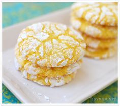 Lemon Burst Cake Mix Cookies