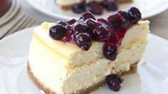 Lemon Cheesecake with Blueberries