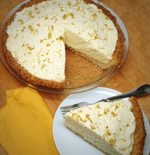 Lemon Chiffon Pie - Low Carb, Sugar Free, Gluten Free