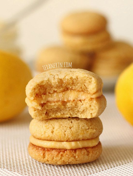 Lemon Cookie Sandwiches (grain-free, dairy-free