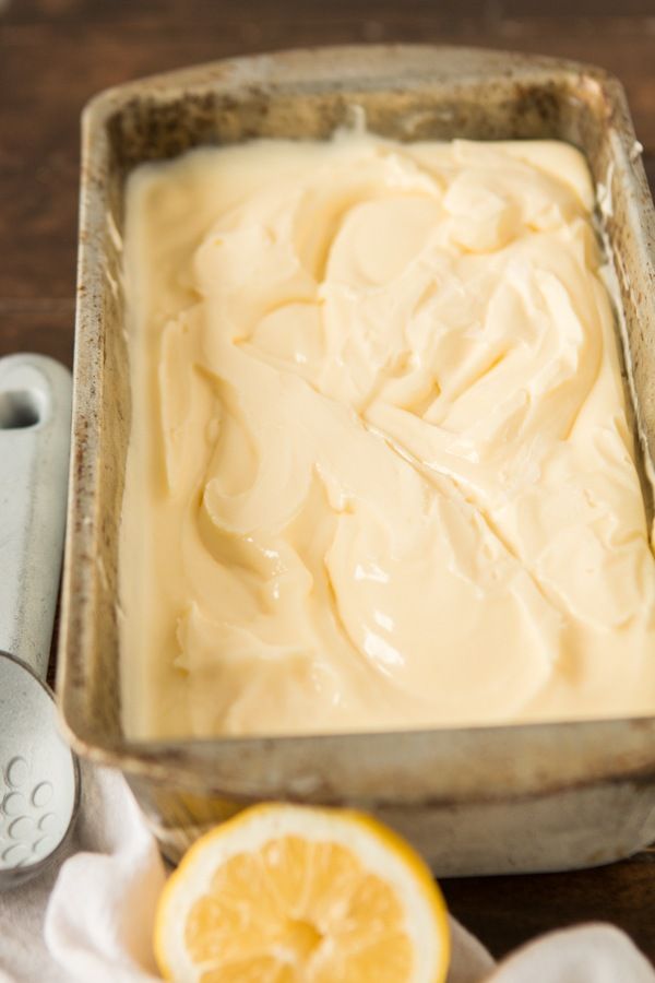 Lemon Curd Frozen Custard