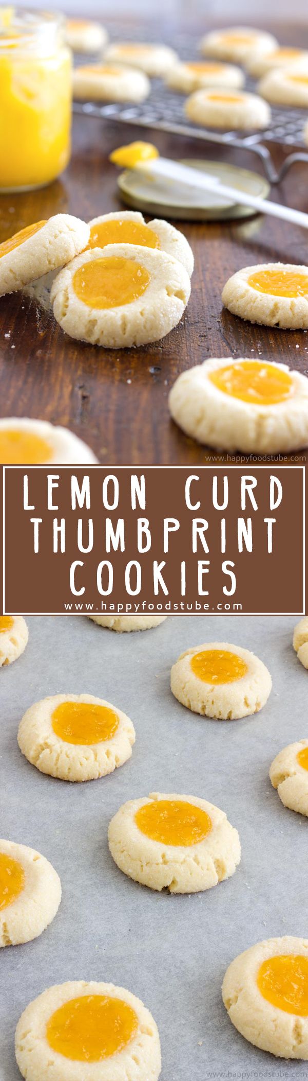 Lemon Curd Thumbprint Cookies