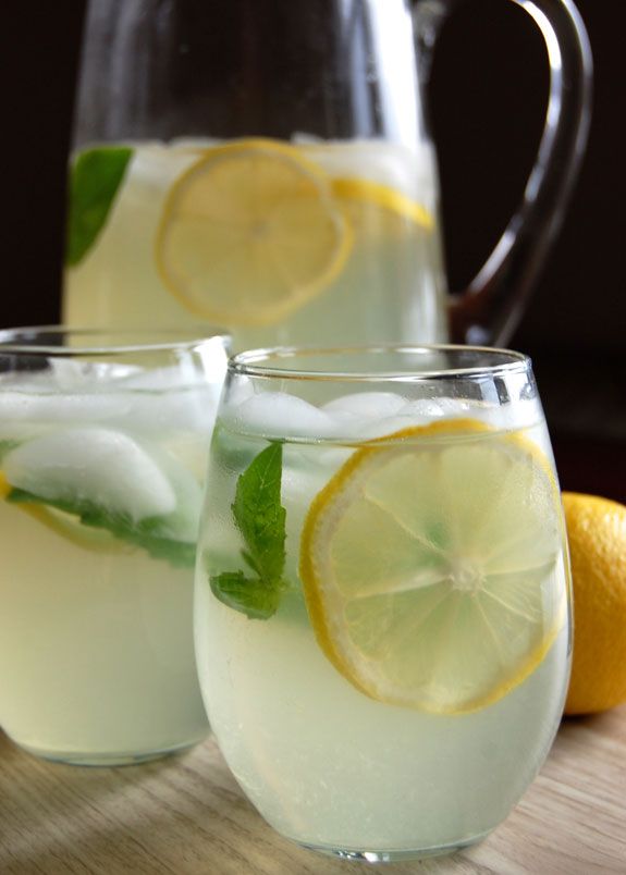 Lemon, Ginger and Basil Iced Tea