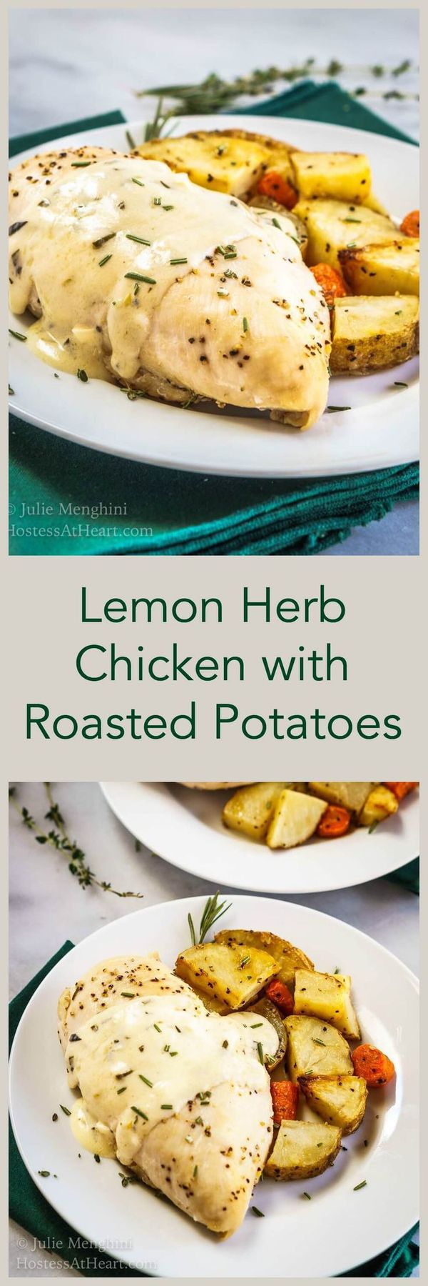 Lemon Herb Chicken with Roasted Potatoes – #GetWellMichelle