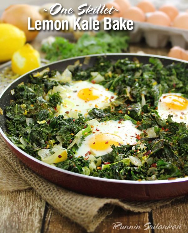 Lemon Kale Bake