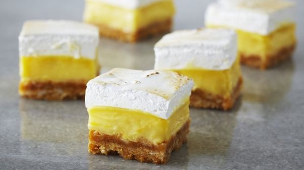 Lemon Marshmallow Squares