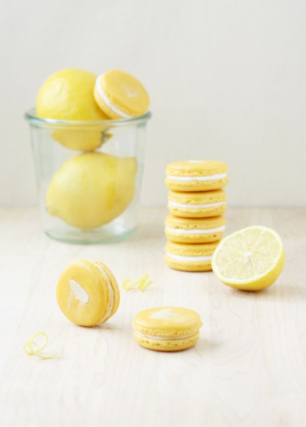 Lemon Mascarpone Macarons